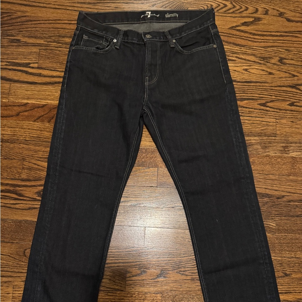 7 for all mankind  Men's Dark Denim Jeans